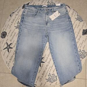 Zara high Rise relaxed fit jeans